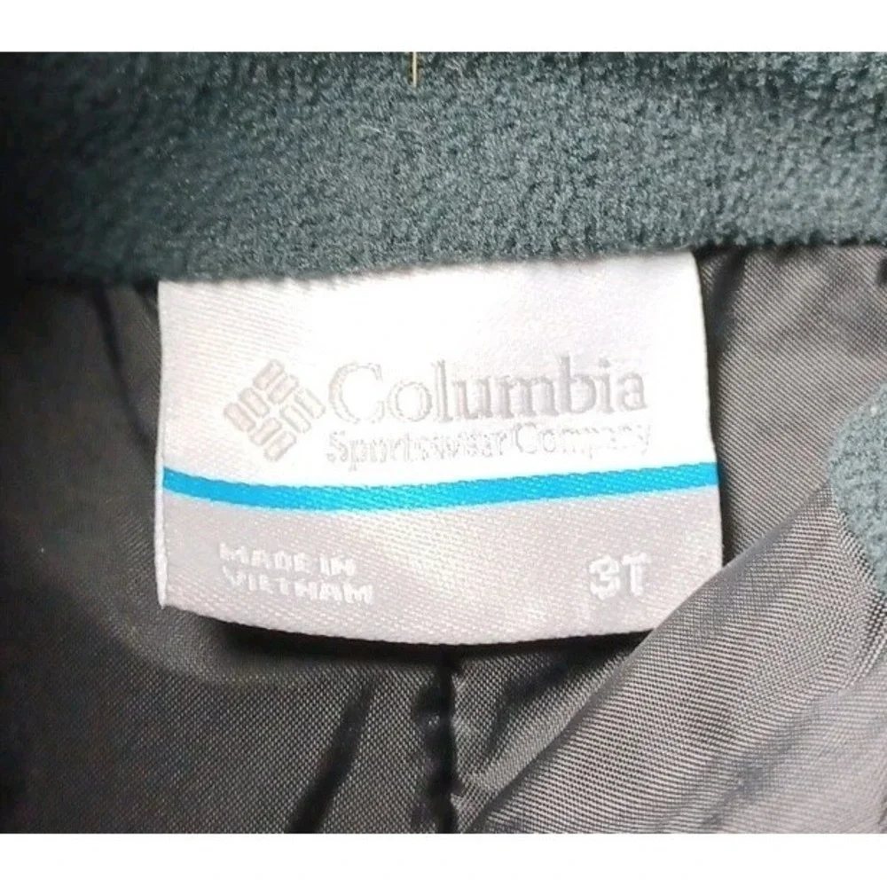 Columbia Kids Black Snow Bib Overalls Ski Grow System Kids 3T Winter Bibs Nylon